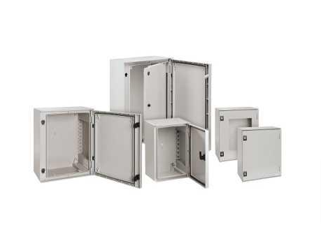Five different polyester enclosures